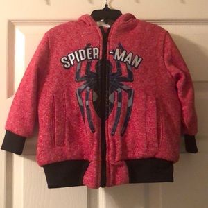 NWT Toddler Boys Marvel SpiderMan Shirt/Jacket Set